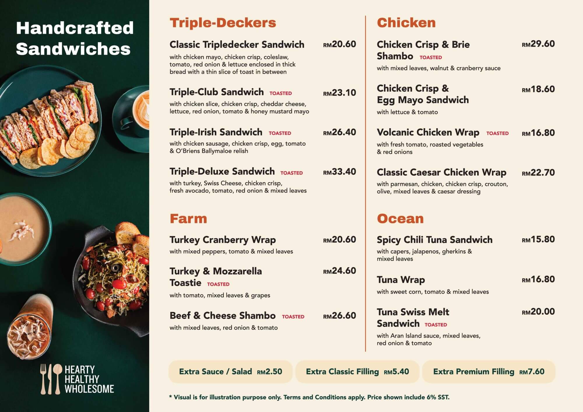 Our Menu O Briens Caf 